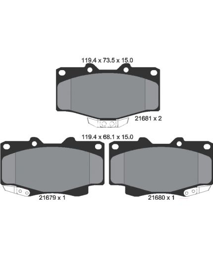 Textar Колодки дисковые передние Фото 2