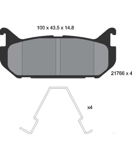 Textar Колодки дисковые Фото 2