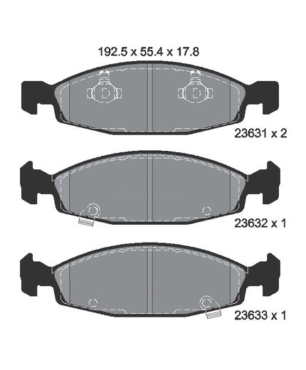 Textar Колодки дисковые