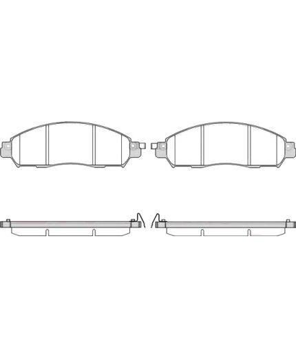 REMSA Колодки дисковые