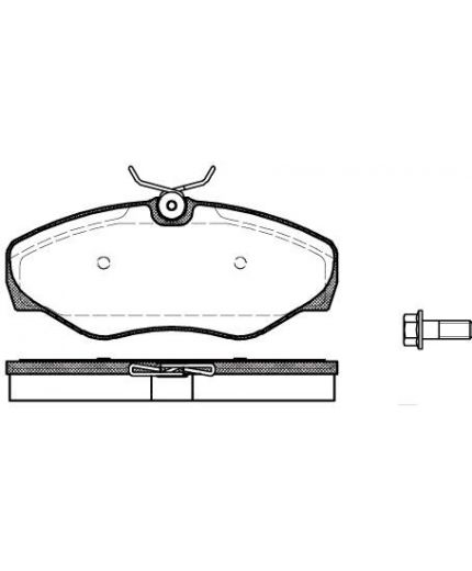 REMSA Колодки дисковые