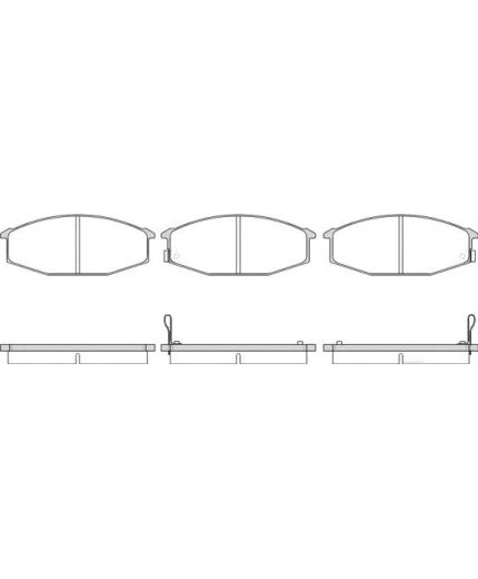 REMSA Колодки дисковые