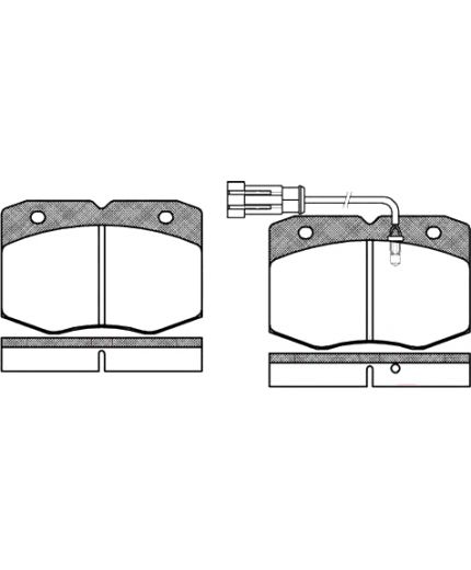 REMSA Колодки дисковые