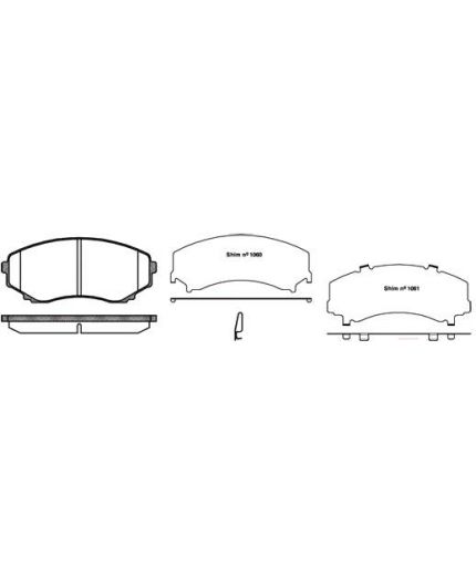 REMSA Колодки дисковые