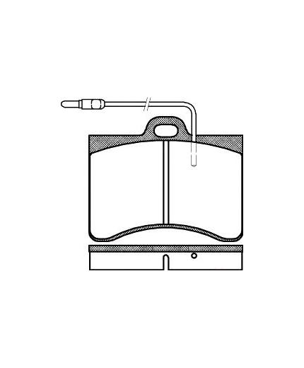 REMSA Колодки дисковые