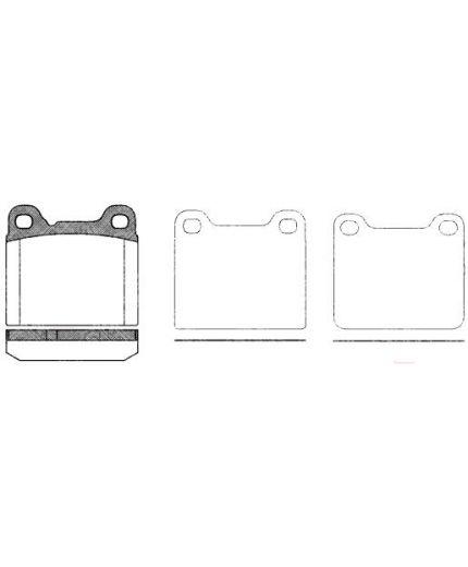 Stellox Колодки дисковые задние