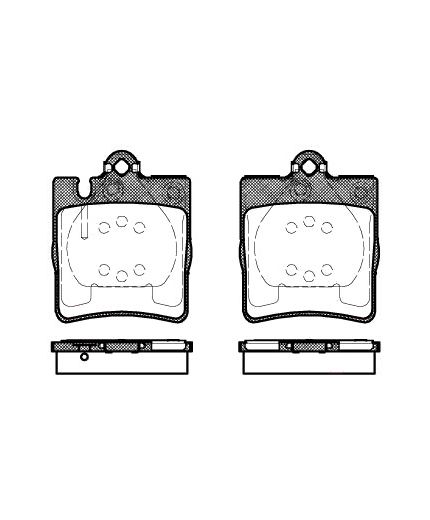 REMSA Колодки дисковые