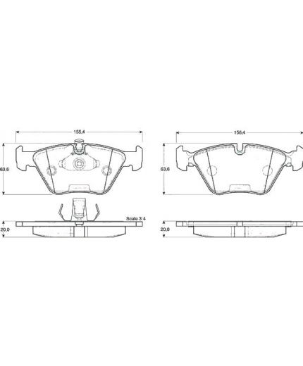 TRW Колодки дисковые передние Фото 2