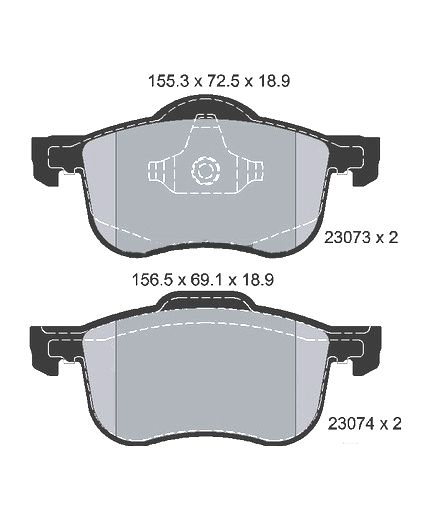 Textar Колодки дисковые передние Фото 2