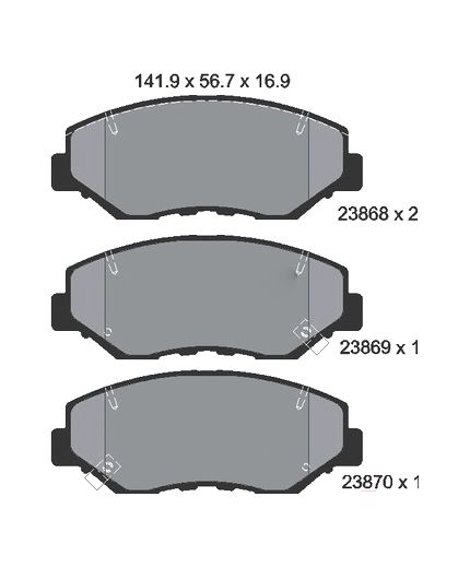 Textar Колодки дисковые передние Фото 2