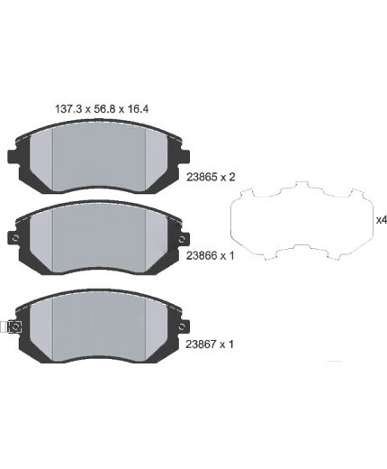 Textar Колодки дисковые передние Фото 2