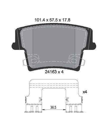 Textar Колодки дисковые