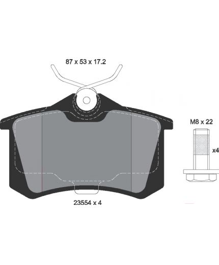 Textar Колодки дисковые задние Фото 3