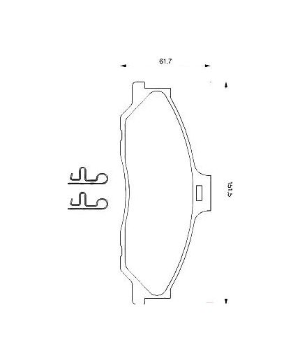 BOSCH Колодки дисковые передние