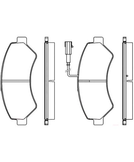 BOSCH Колодки дисковые передние Фото 8