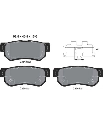 Textar Колодки дисковые Фото 2