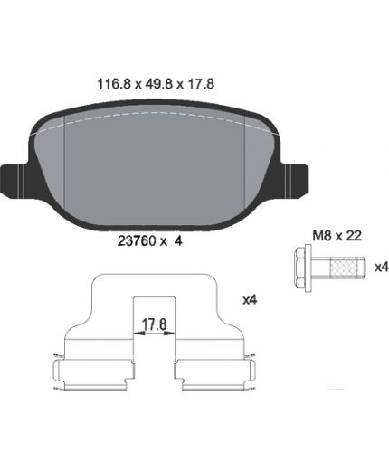 Textar Колодки дисковые