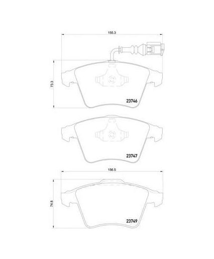 Textar Колодки дисковые передние Фото 2