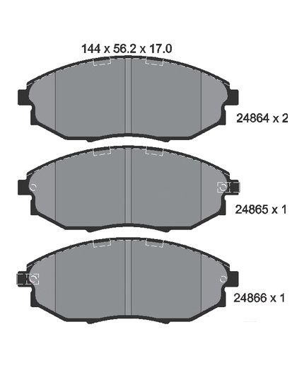 Textar Колодки дисковые Фото 2