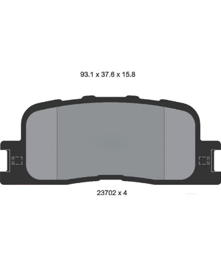 Textar Колодки дисковые задние Фото 2