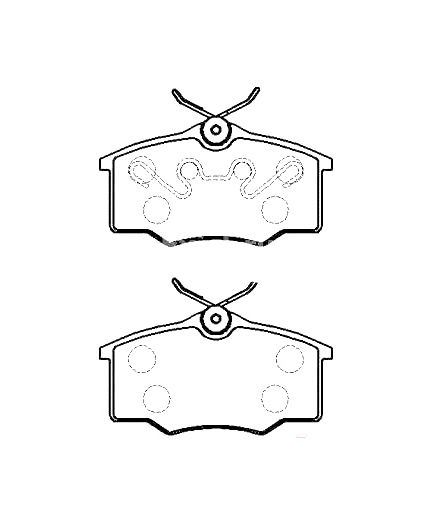 HSB Колодки дисковые передние