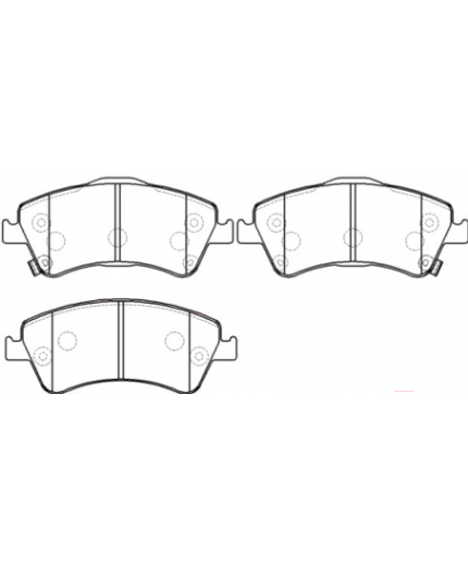 HSB Колодки дисковые передние