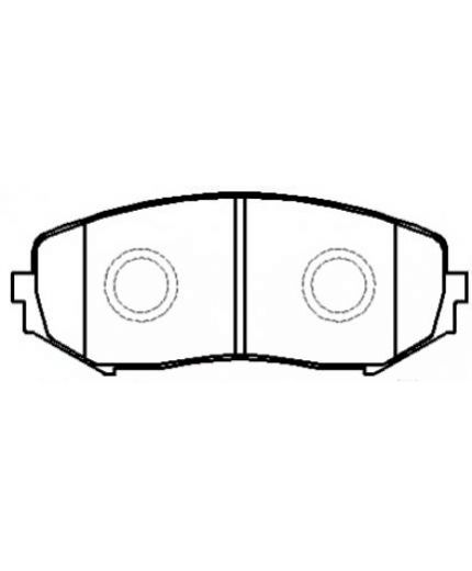 HSB Колодки дисковые передние