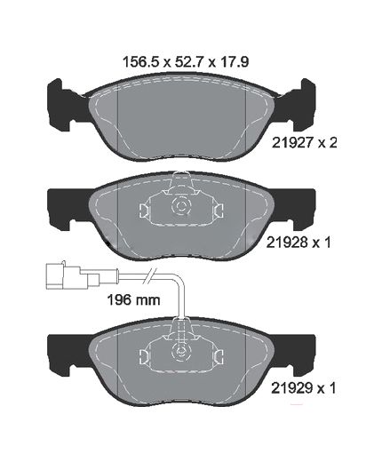 Textar Колодки дисковые