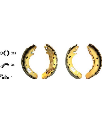 Textar Колодки барабанные задние