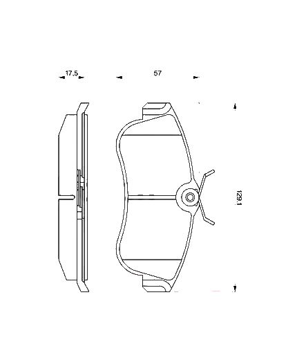 BOSCH Колодки дисковые передние