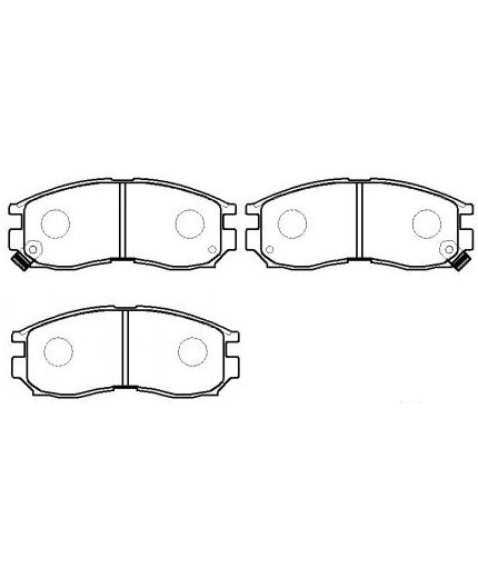 HSB Колодки дисковые передние