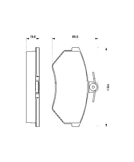 BOSCH Колодки дисковые передние Фото 2