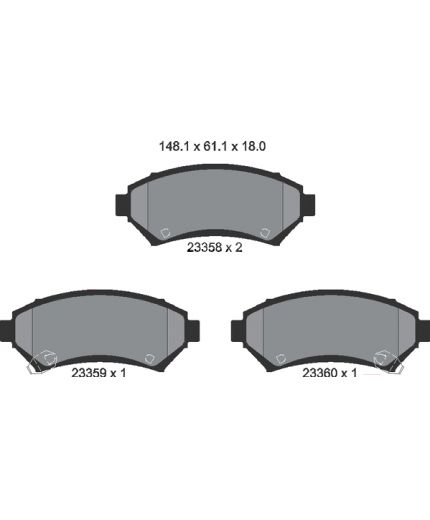 Textar Колодки дисковые