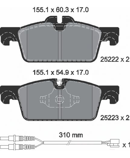 Textar Колодки дисковые
