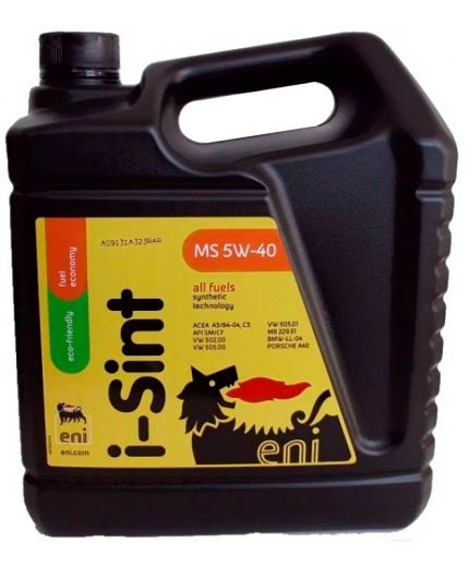 Моторное масло ENI I-SINT MS 5W-40 5л