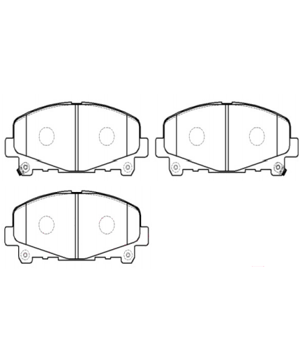 HSB Колодки дисковые передние Фото 2