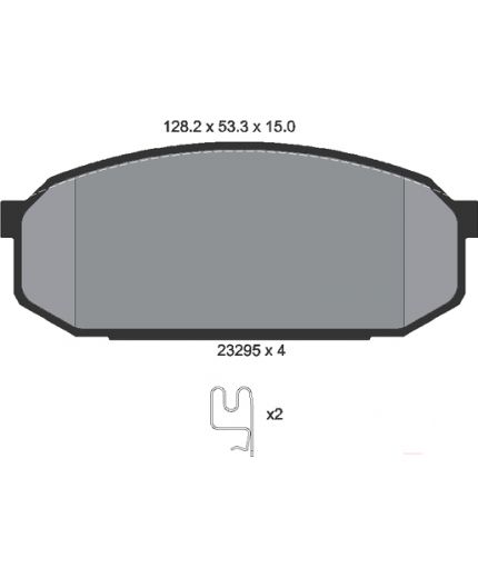 Textar Колодки дисковые передние