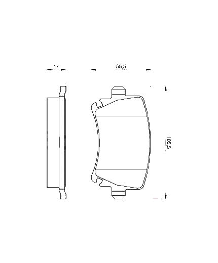 BOSCH Колодки дисковые задние Фото 2