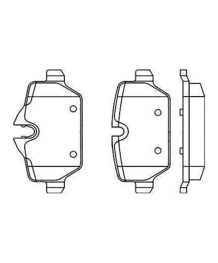 BOSCH Колодки дисковые задние Фото 2