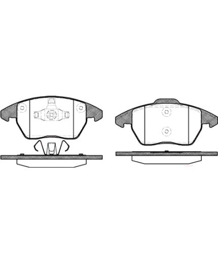 REMSA Колодки дисковые	передние