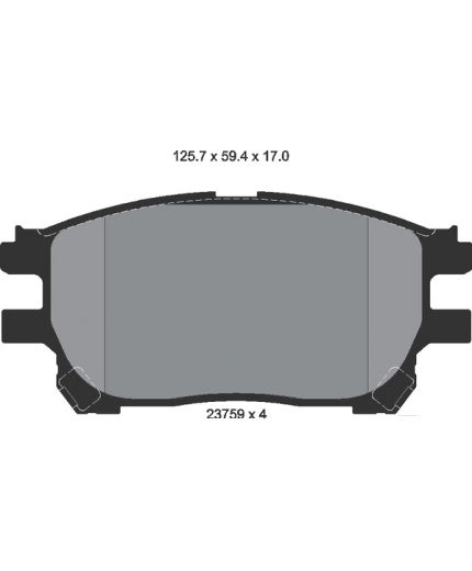 Textar Колодки дисковые