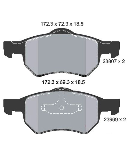 Textar Колодки дисковые передние