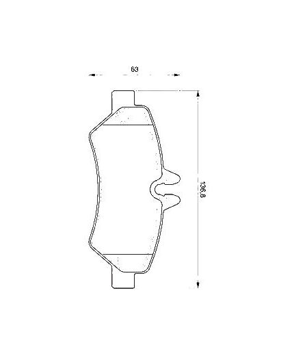 BOSCH Колодки дисковые задние Фото 2