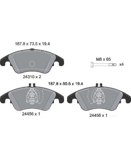 Textar Колодки дисковые Фото 2