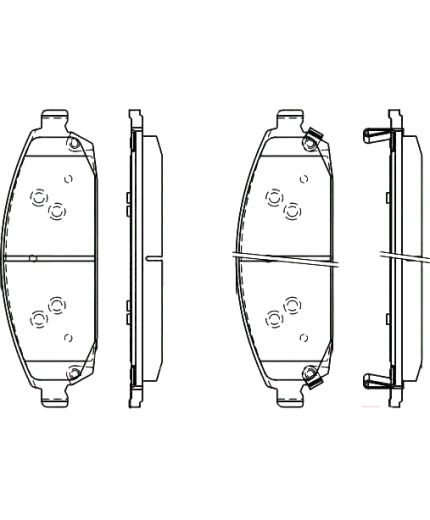 BOSCH Колодки дисковые передние