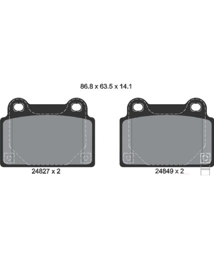 Textar Колодки дисковые