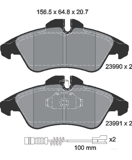 Textar Колодки дисковые передние Фото 3