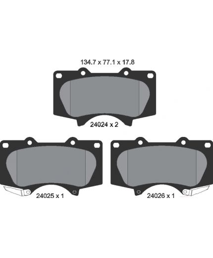 Textar Колодки дисковые передние Фото 2