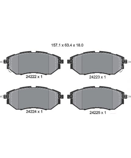 Textar Колодки дисковые