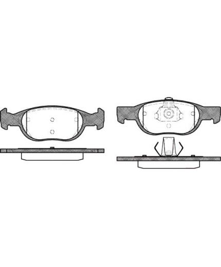 REMSA Колодки дисковые